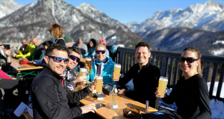 Netzwerken bei der Jause