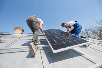 Solardach für Erneuerbare Energien an Wohngebäuden
