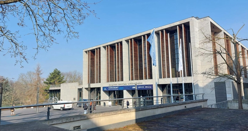 Kongresshalle Forum Zukunft in Weimar - Außenansicht