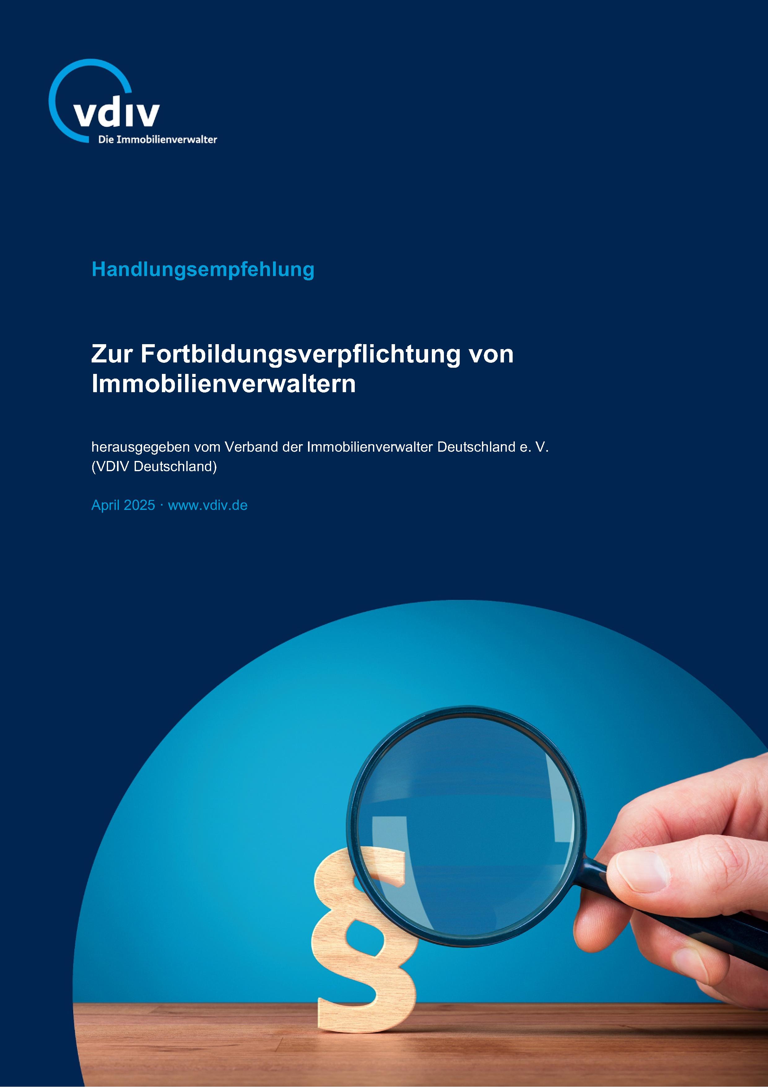 Weiterbildungsveranstaltung für Immobilienverwalter